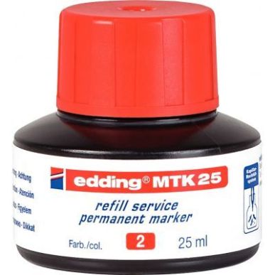 Achetez Flacon recharge marqueur permanent rouge 4-MTK25002 EDDING pas cher sur Ma Rentrée Scolaire