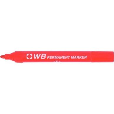 Achetez Marqueur permanent WB pointe ogive rouge 860002 WB pas cher sur Ma Rentrée Scolaire