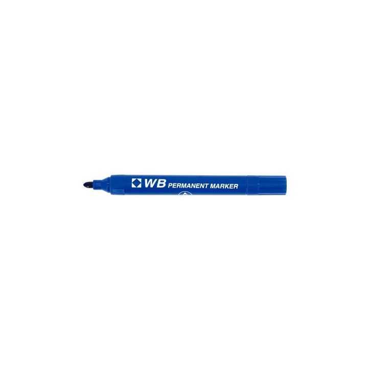 Marqueur permanent WB pointe ogive bleu 860003 WB