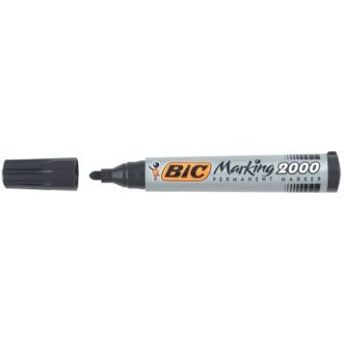Achetez Boîte de 12 marqueurs permanents 2000 pointe ogive 1,7mm noirs 8209153 BIC pas cher sur Ma ..