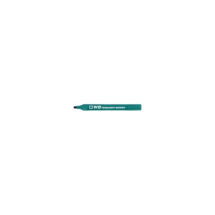 Marqueur permanent WB pointe biseautée vert 860104 WB