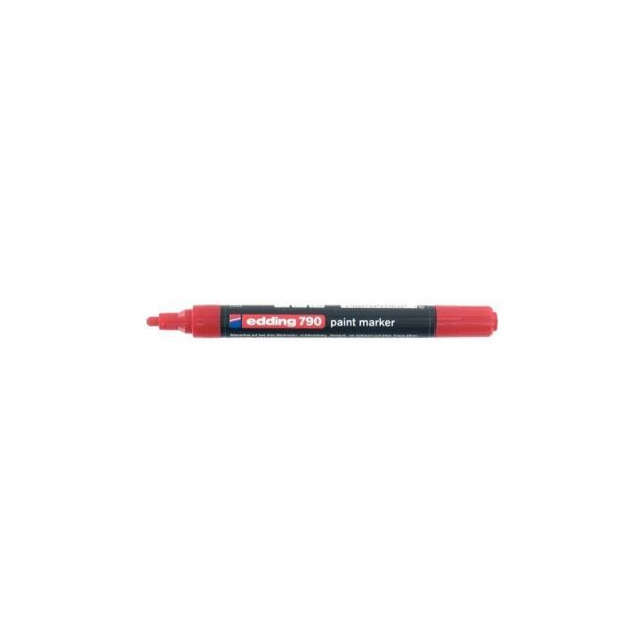 Marqueur peinture permanente E 790 pointe ogive rouge 4185002 EDDING
