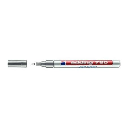 Achetez Marqueur peinture permanent E 780 pointe fine baguée argent 4-780054 EDDING pas cher sur Ma..