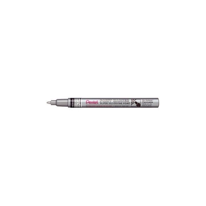 Marqueur peinture permanent fin 2,9mm argent MSP10-Z PENTEL