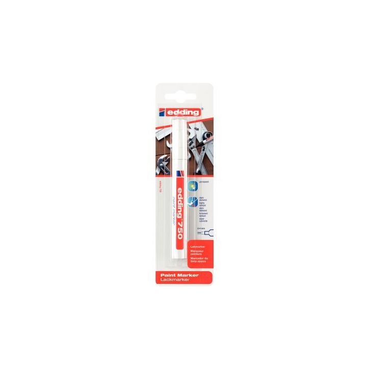 Blister de 1 marqueur peinture blanc 8282049 EDDING