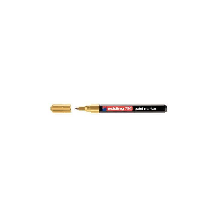 Marqueur peinture permanente E 791 pointe ogive or 4186053 EDDING
