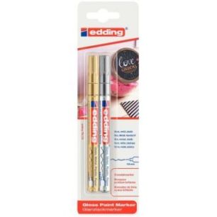 Achetez Blister de 2 marqueurs E780 or / argent 4-780-2-1-53 EDDING pas cher sur Ma Rentrée Scolair..