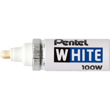 Achetez Marqueur Pentel indélébile pointe large blanc X100-W PENTEL pas cher sur Ma Rentrée Scola..