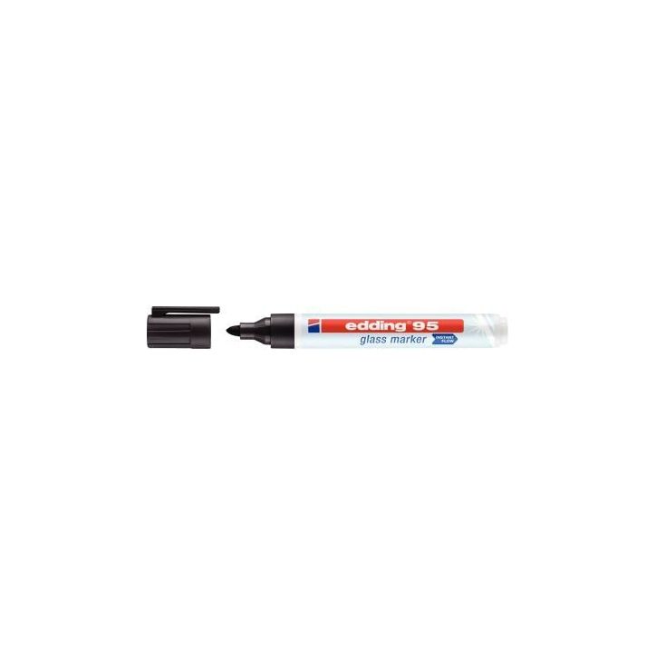 Marqueur verre E-95 noir 4-95001 EDDING