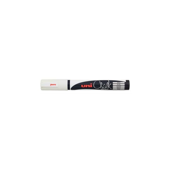 Marqueur craie Chalk blanc PWE5M BL UNIBALL
