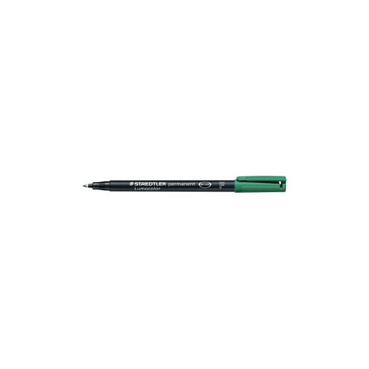 Feutre Lumocolor permanent 0,6mm vert 318-5 STAEDTLER