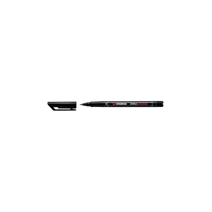 STABILO OHPen marqueur permanent pointe fine (0,7 mm) - Noir