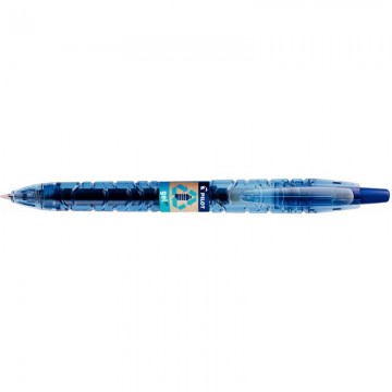 PILOT Roller pointe moyenne encre gel rétractable Begreen encre Bleue B2P 377464