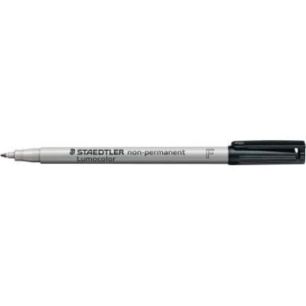 Achetez STAEDTLER Feutre multi-usages pour support lisse LUMOCOLOR Encre noire non permanente Pointe..