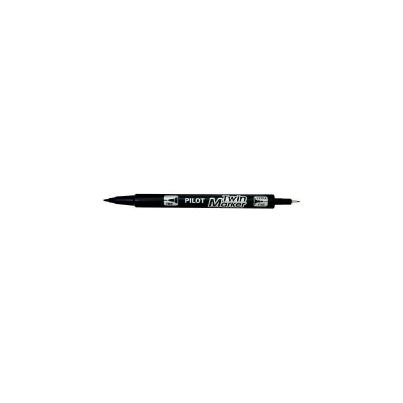 Achetez PILOT Marqueur tous supports encre indélibile Noire 2 pointes ogives:fine et moyenne TWIN M.. Achetez PILOT Marqueur tous supports encre indélibile Noire 2 pointes ogives:fine et moyenne TWIN M..