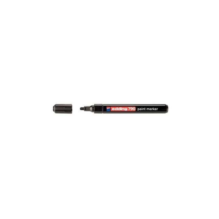 Marqueur peinture permanente E 790 pointe ogive noir 4185001 EDDING