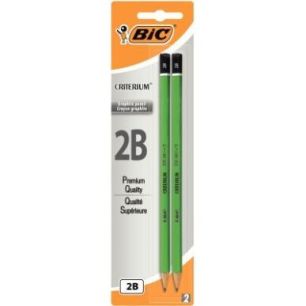 Achetez Blister de 2 crayons graphite Critérium 2B 861126 BIC pas cher sur Ma Rentrée Scolaire