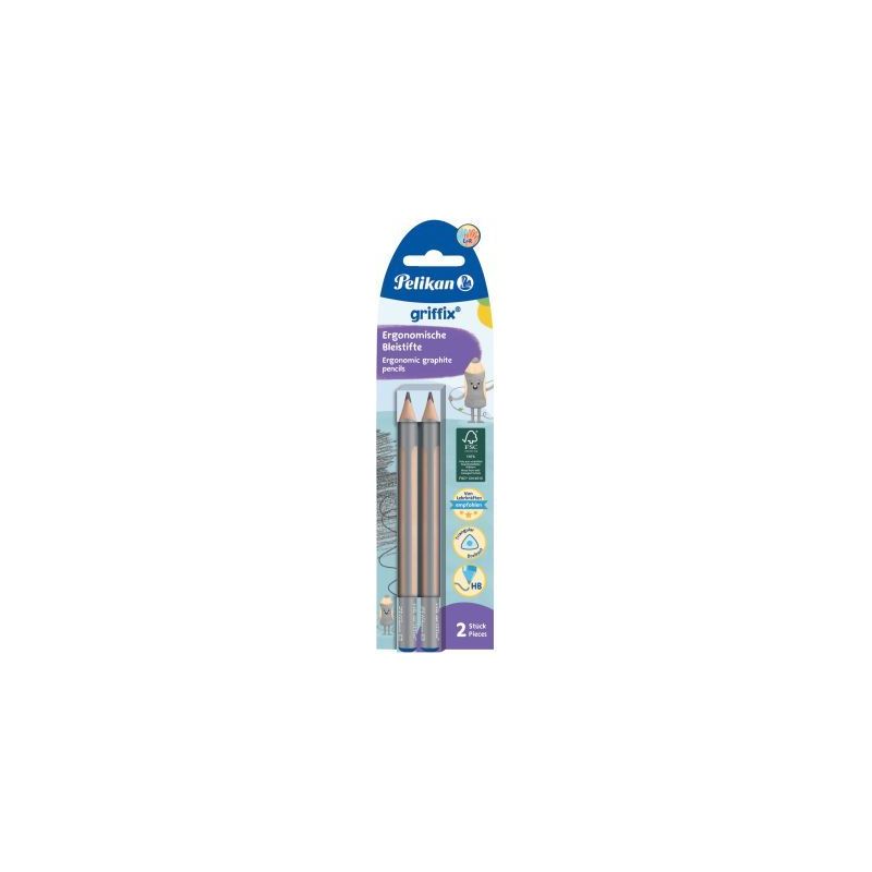 Achetez Blister de 2 crayons Griffix HB 300000413 PELIKAN pas cher sur Ma Rentrée Scolaire Achetez Blister de 2 crayons Griffix HB 300000413 PELIKAN pas cher sur Ma Rentrée Scolaire