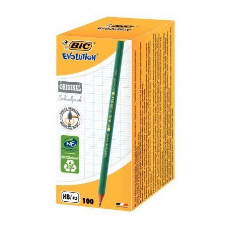 Achetez Schoolpack de 100 crayons Evolution HB dont 5 gratuits 9440761 BIC pas cher sur Ma Rentrée ..