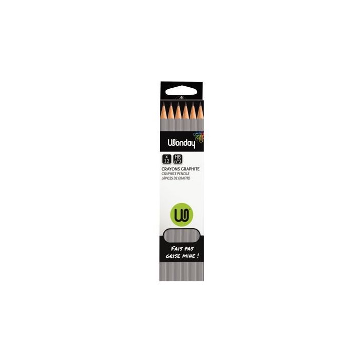 Boîte de 12 crayons graphite ordinaires HB FEC100642 JPC