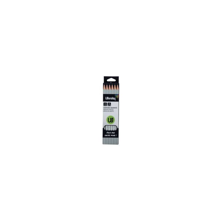 Boîte de 12 crayons graphite bout tranché H FEC130042