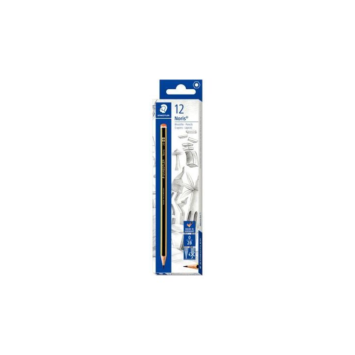 Etui de 12 crayons graphite Staedtler Noris 120 2B 120-0 STAEDTLER