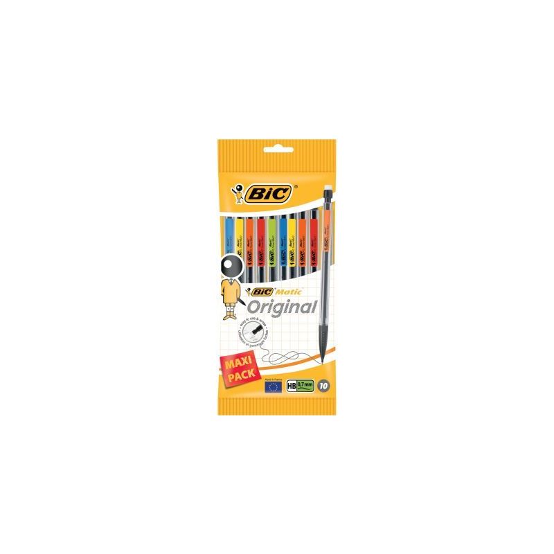 Achetez Pochette de  10 portemines HB 0,7 assortis 921215 BIC pas cher sur Ma Rentrée Scolaire