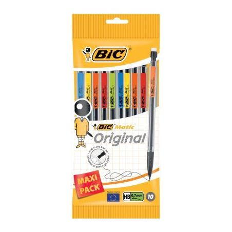 Achetez Pochette de  10 portemines HB 0,7 assortis 921215 BIC pas cher sur Ma Rentrée Scolaire