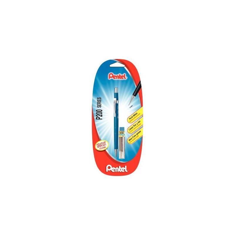 Achetez Blister de 1 portemine P200 0,7mm + mines offertes 920701 PENTEL pas cher sur Ma Rentrée Sc.. Achetez Blister de 1 portemine P200 0,7mm + mines offertes 920701 PENTEL pas cher sur Ma Rentrée Sc..