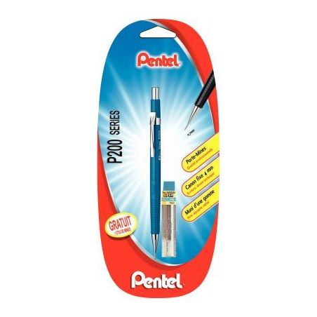 Achetez Blister de 1 portemine P200 0,7mm + mines offertes 920701 PENTEL pas cher sur Ma Rentrée Sc..