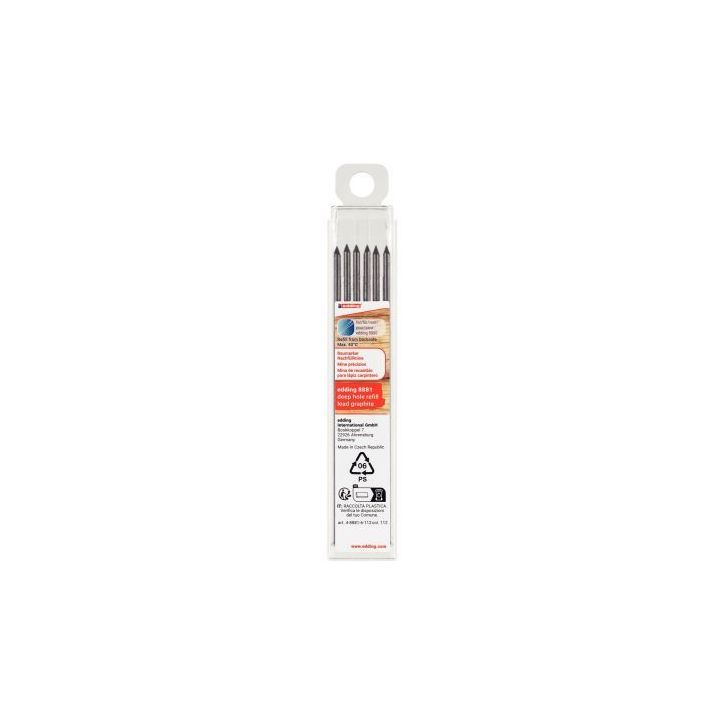 Mines de recharge pour Porte-mines E-8881 4-8881-6-112 EDDING