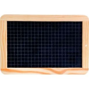 Achetez Ardoise naturelle avec cadre en bois 1 face quadrillée 18x26 cm 3035261902104 pas cher sur ..