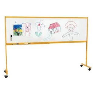 Achetez Tableau enfant sur pied 60x200 jaune 5500002 VANERUM pas cher sur Ma Rentrée Scolaire
