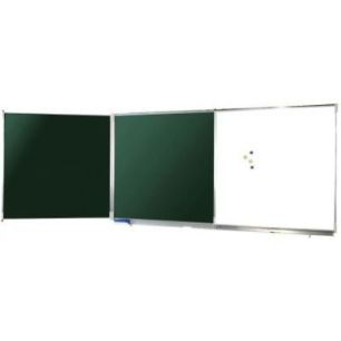 Achetez Tableau triptyque mixte ext blanc/int vert émaillé 120x400 + auget 4900007 VANERUM pas che..