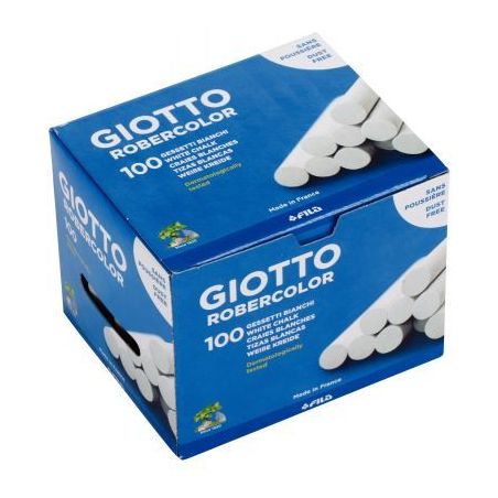 Achetez Boîte de 100 craies cylindriques Robercolor blanc F538800 GIOTTO pas cher sur Ma Rentrée S..