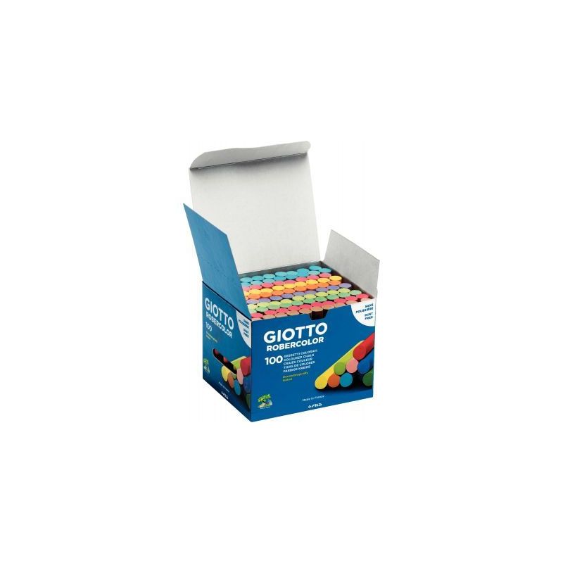 Achetez Boîte de 100 craies cylindriques Robercolor assortis F539000 GIOTTO pas cher sur Ma Rentré..