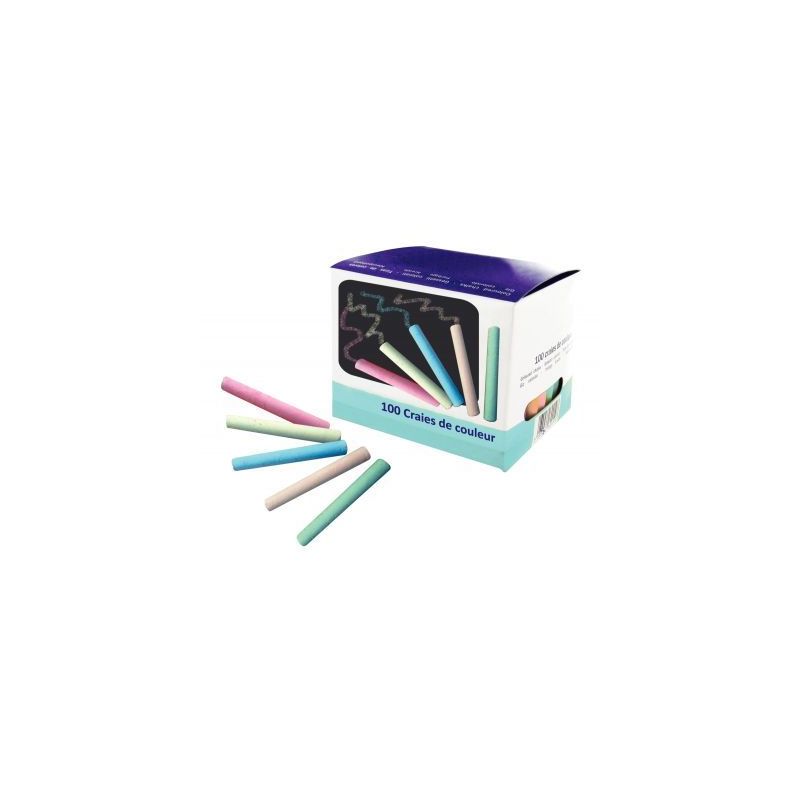 Achetez Boite de 100 craies cylindriques. assortis 3035262603703 pas cher sur Ma Rentrée Scolaire Achetez Boite de 100 craies cylindriques. assortis 3035262603703 pas cher sur Ma Rentrée Scolaire