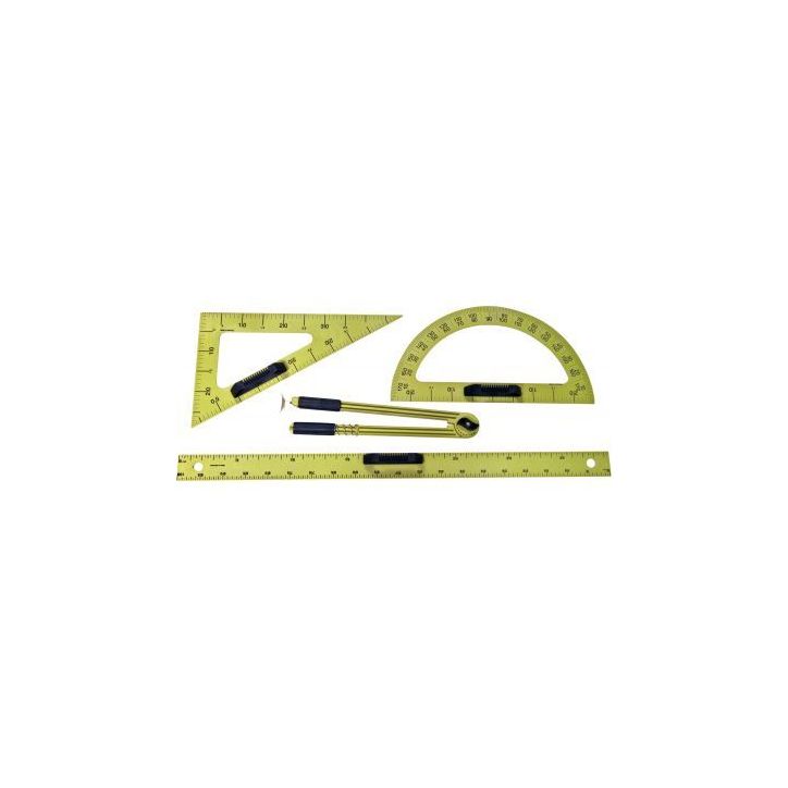 Lot de 4 accessoires en plastique magnétique pour tableau 015110.M00