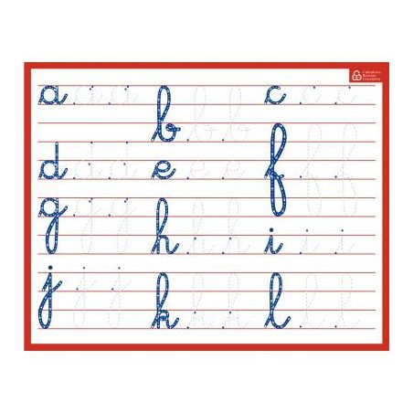 Achetez Ardoise effaçable à  sec minuscules/cursives PAPARDOISEMINCURS pas cher sur Ma Rentrée S..