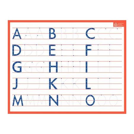 Achetez Ardoise effaçable à sec majuscules PAPARDOISEMAJIMPRI pas cher sur Ma Rentrée Scolaire