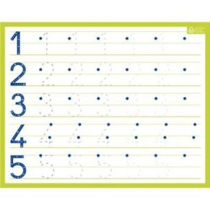 Achetez Ardoise effaçable à  sec chiffres 21x26.5cm PAPARDOISECHIFFRES pas cher sur Ma Rentrée S..