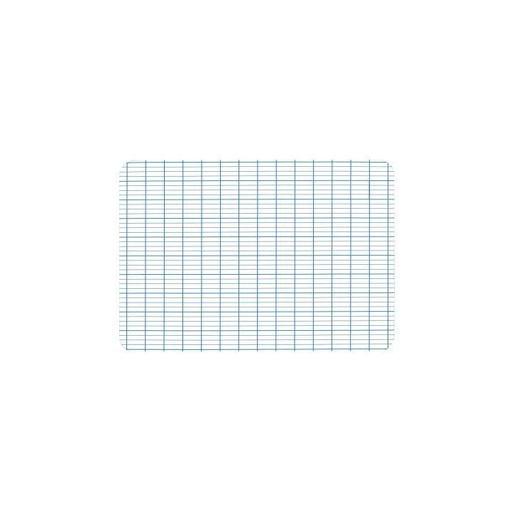 Ardoise blanche effaçable à  sec sans entourage, qualité économique 1 face unie / 1 face seyes Dimensions :