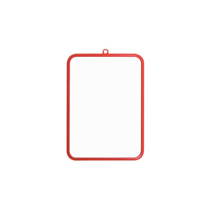 Ardoise effaçable à  sec 1 face unie, 1 face quadrillée Format 19x26 cm FAR300261