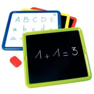 Achetez Lot de 4 ardoises métalliques et magnétiques, 2 faces Dimensions : 30,5x26,5x1,5 cm FAR500..