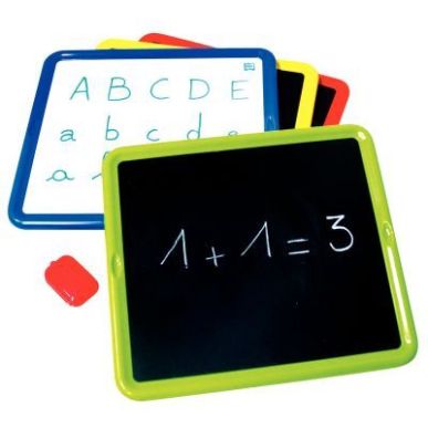 Achetez Lot de 4 ardoises métalliques et magnétiques, 2 faces Dimensions : 30,5x26,5x1,5 cm FAR500..