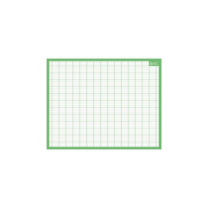 Ardoise effaçable à  sec quadrillage/seyes PAPARDOISEQUADRI