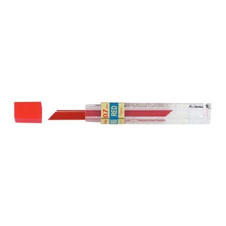 Achetez Etui de 12 mines 0,7 mm rouge PPR-7 PENTEL pas cher sur Ma Rentrée Scolaire
