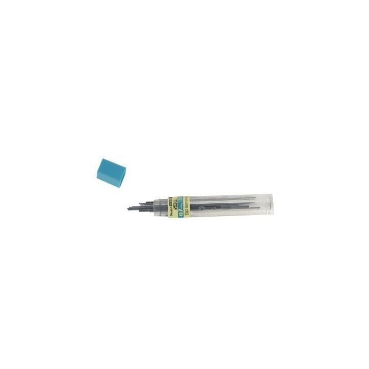 PENTEL Etui de 12 mines SUPER 0,7 mm Hi-Polymer haute qualité 2B M50