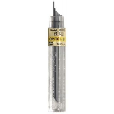 Achetez Etui de 15 mines graphite Hi-polymer SUPER diamètre 0,9 mm. B 50-B9X PENTEL pas cher sur Ma..