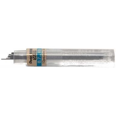 Achetez PENTEL Etui de 12 mines SUPER 0,7 mm Hi-Polymer haute qualité HB M50 pas cher sur Ma Rentr ..